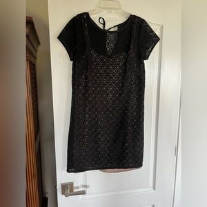 Black dress with liner